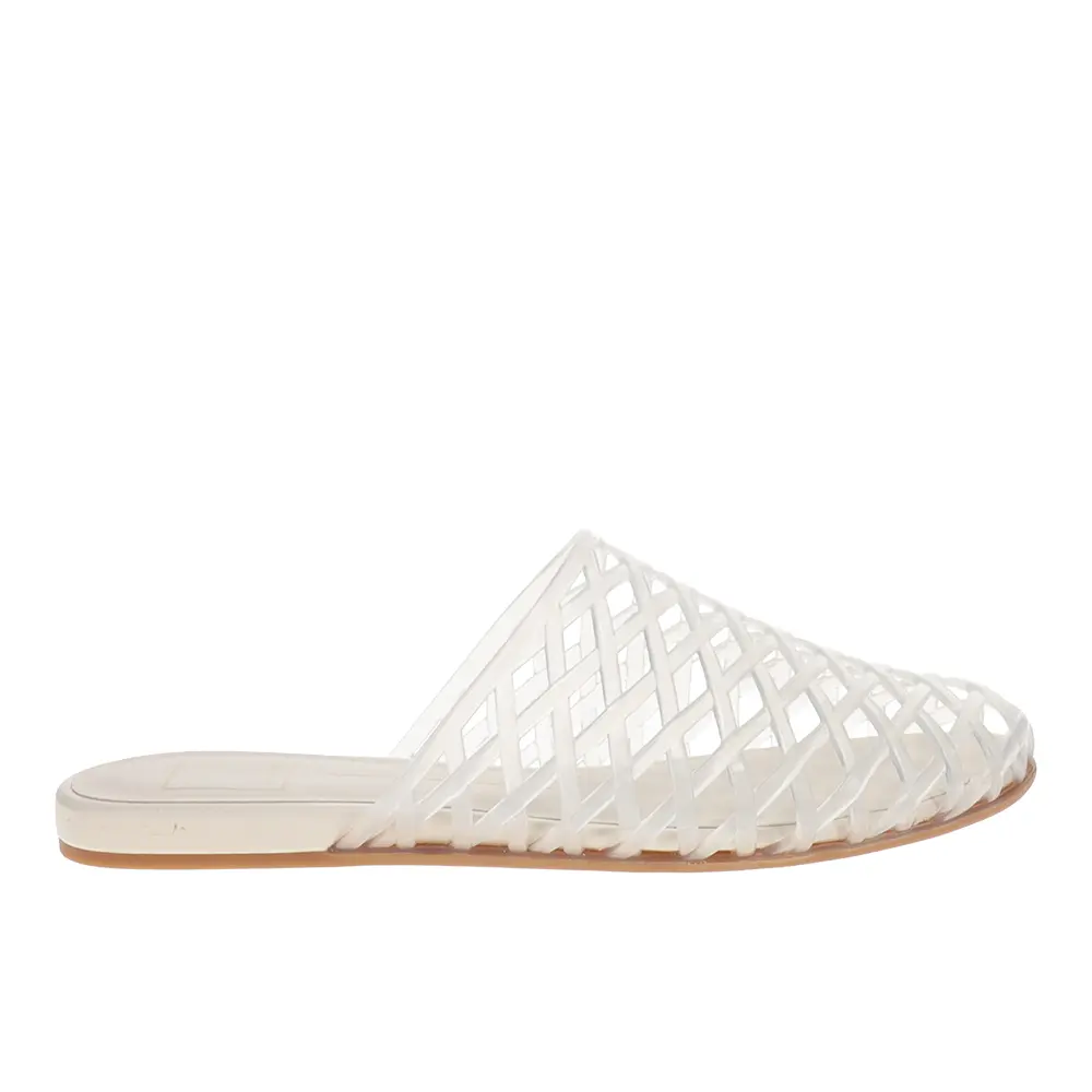 Dolce Vita Womens Ginna Jelly Mules Flats Casual - Clear