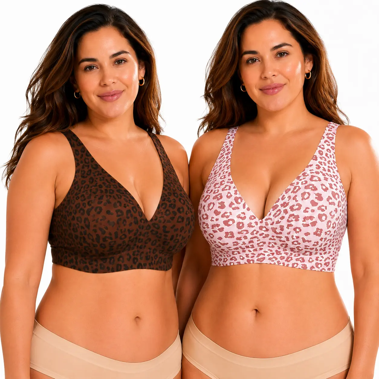 Women Jelly Bras Wirefree Full Coverage No Underwire Everyday Bras Comfortable Wireless Padded Tshirt Bra