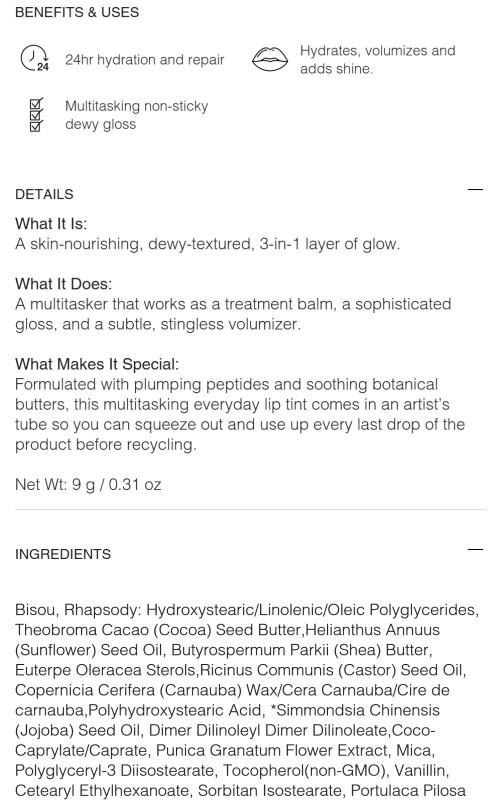 Liplights Cream Lip Gloss – Hydrating Lip Color with Glossy, Lightweight Finish Cosmetic Lipstick