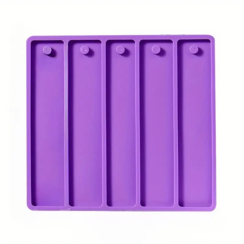 1pc Rectangle Bookmark Silicone Mold Rectangle Bookmark Epoxy Resin Casting Molds for DIY Epoxy Resin Crafts Making Tools for Restaurant Use