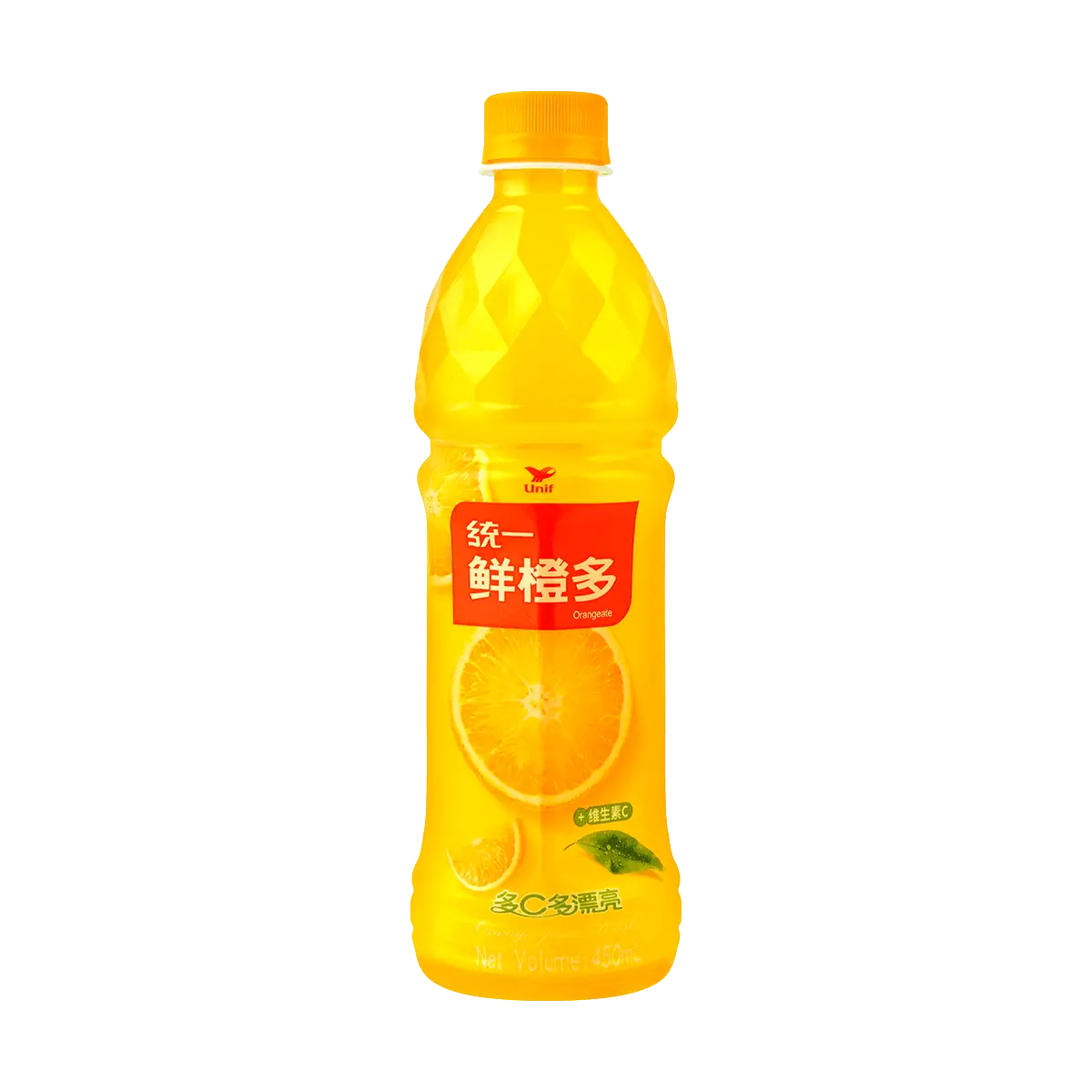 Uni-President DuoC Duo Beauty Fresh Orange Drink 450ml - Vitamin C Enriched Hydration
