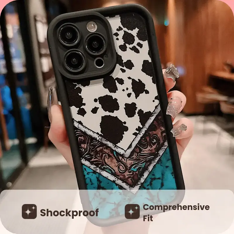 American Retro Decorative iPhone Case Cover - Flexible Shell, Shockproof Edges, Waterproof Phone Protection Accessory for iPhone X Series,11,12,13,14,14 Plus,15,15 Pro Max (Multiple Models)