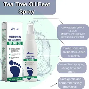 Antifungal Foot Spray with Tea Tree Oil & Oregano Leaf – 3.38 fl oz (100ml) | Clinically Tested for Athlete’s Foot (Tinea Pedis) | Stops Itching, Fights Odor & Fungus | Long-Lasting Protection Gentle