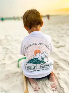 Gettin’ Sporty Youth Tee, Coastal Road Trip Crop Top, Summer Vacation Top, Family Beach Trip Tshirt, Summer Vacation Tee, Island Tropical Coastal Trip, Family Vacay Gift