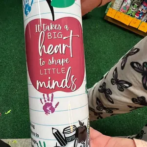 20 oz stainless steel teacher tumbler