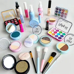 Kids Makeup Toy Set, 1 Box Simulation Makeup Toy, Pretend Play Cosmetic Toy, Makeup Accessories, Brush, Palette, Birthday Gift for Girls, Simulated Makeup, Christmas Gift