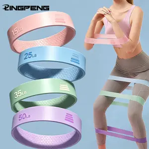 15LB-50LB Yoga Elastic Ring Different Level Elastic Yoga Band Stretch Strap Stretch Fitness Bands Home Exercise Stretch Training Bands Home Workout Band