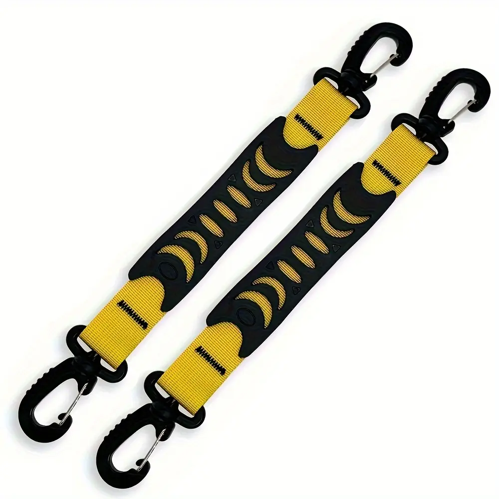 2count Skate Shoe Carrier Strap - PVC Material, Durable Shoes Holding Belt for Ski Boots and Ice Skates, Adjustable Hanging Buckle for Easy Transport