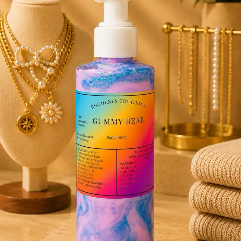 Gummy bear body lotion