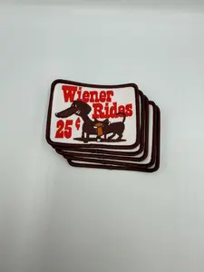 "Weiner Rides" Iron on Patch