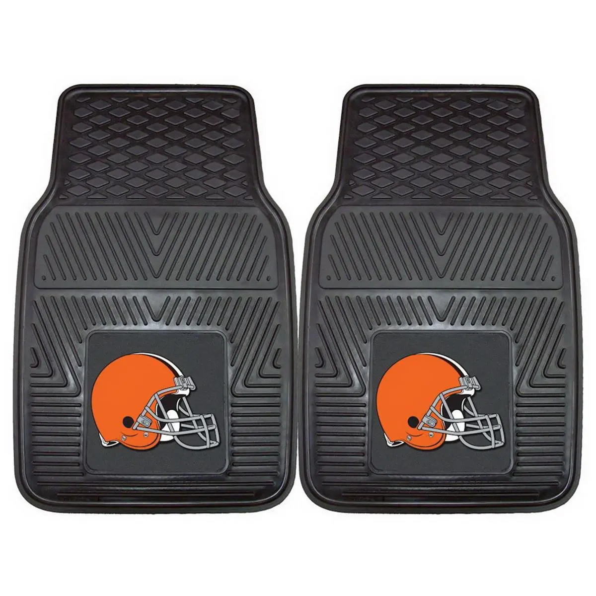 212 MAIN Rugged Automotive Floor Mats - 2-Piece Vinyl-Rubber Construction, Heavy-Duty Durable Safe Trendy Unique Car Interior Accessory with Team Logo, 7.6 lbs Option for Car/SUV Sports Collectibles Accessory