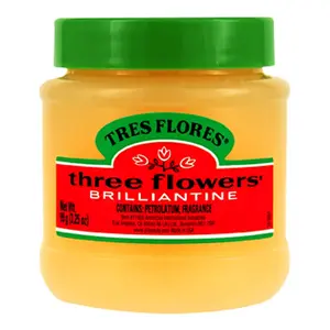 Three Flowers Brilliantine Pomade Solid 3.25 oz Brand: Three Flowers