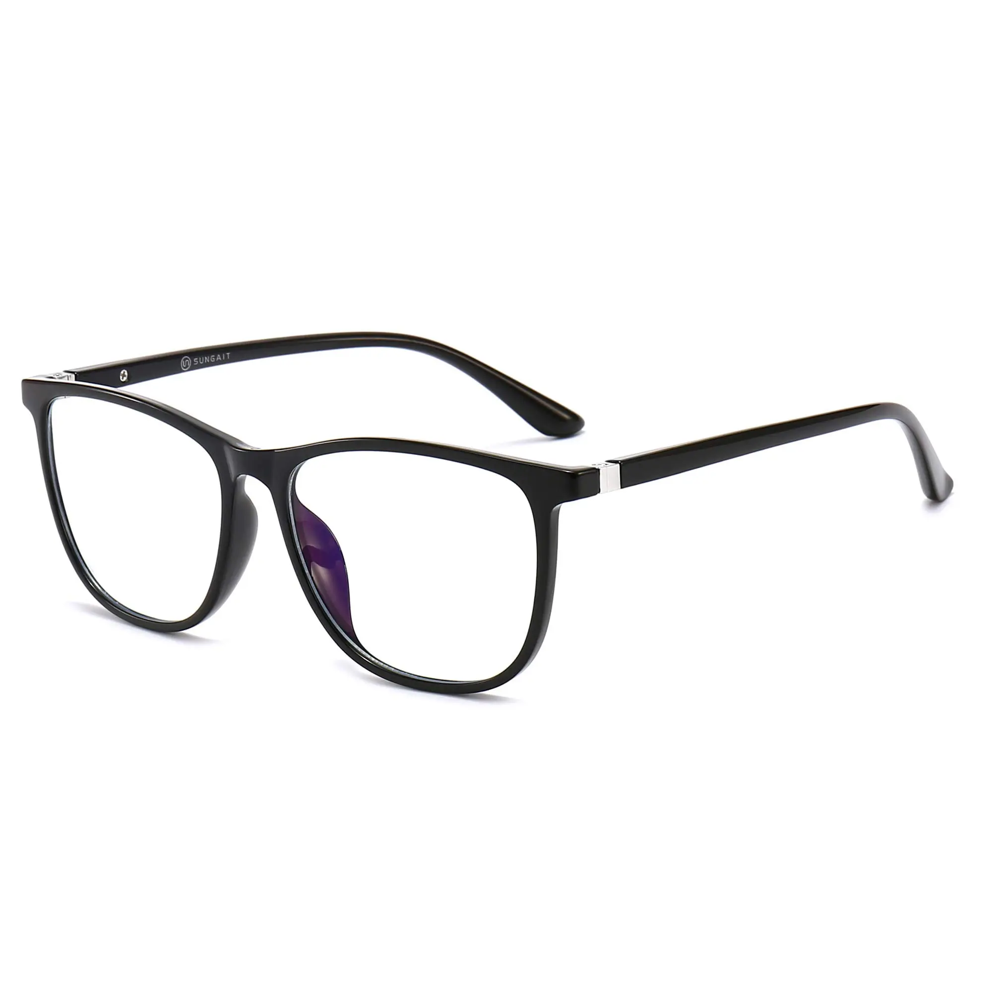 SUNGAIT Daily Anti Blue Light Glasses Office Work Gaming High Quality Lightweight TR90 Flexible Frame Unisex UV400 Protection Eyewear GT902