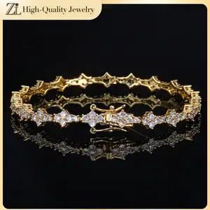 6.5mm Cross Tennis Bracelet for Men Women, Hip Hop 5A Cubic Zirconia classic tennis bracelet Chain – Classic Couple Bracelets unisex , Comes with Gift Box, Anniversary Birthday Engagement Gift