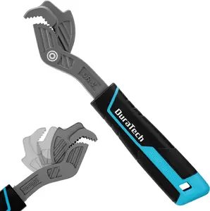 DURATECH 8-Inch Multifunctional Adjustable Size 3/8"-1"(9-25mm) Wrench – Self-Locking CR-V Steel Tool for Garage & Workshop Use