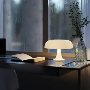 Creative Mushroom Shaped Table Lamp, USB Powered LED Desk Lamp, Modern Atmosphere LED Night Light for Bedroom, Living Room, Home Decor