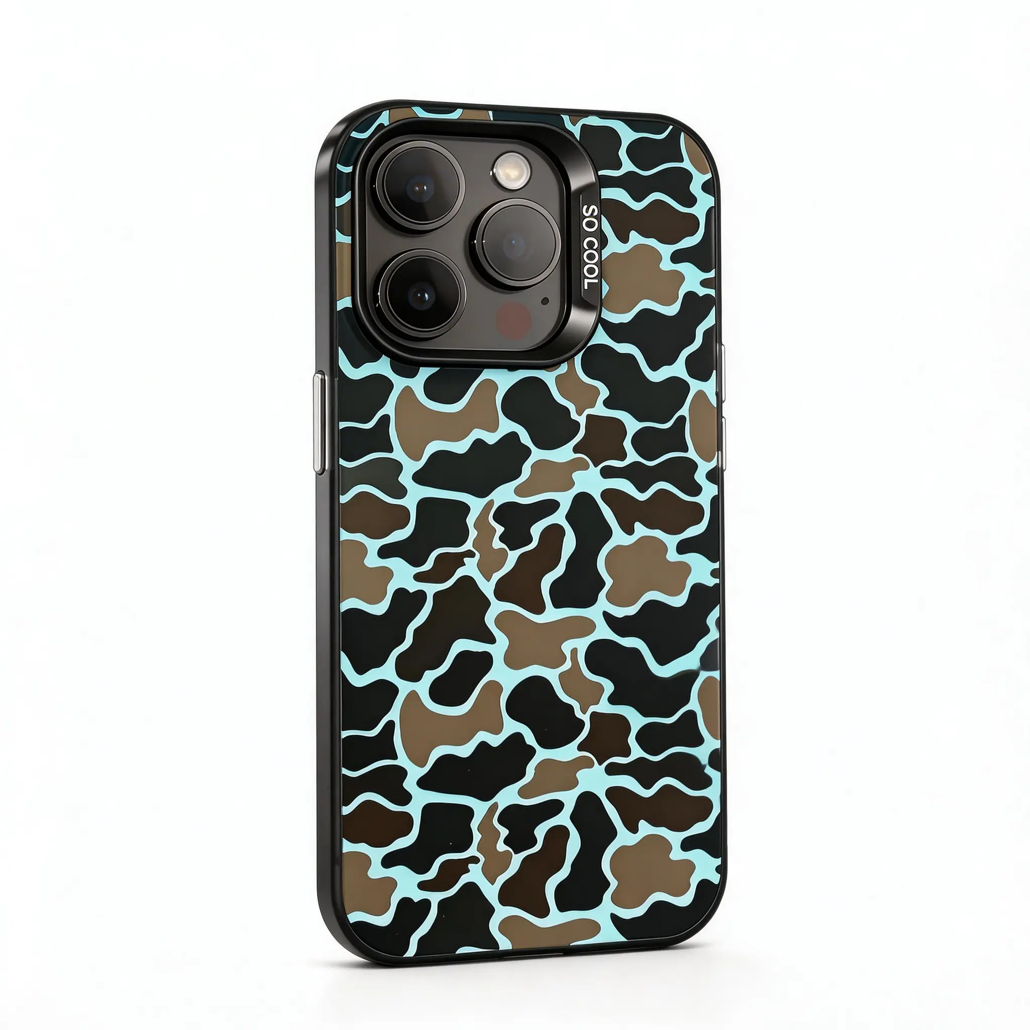 Vintage Sitka Camo Black Shockproof Smartphone Casing - MagSafe Compatible Handheld Cellphone Case for iPhone 7/8/X/XR/11/12/13/14/15/16/17 Pro, Pro Max, Plus, Air Devices, Accessories