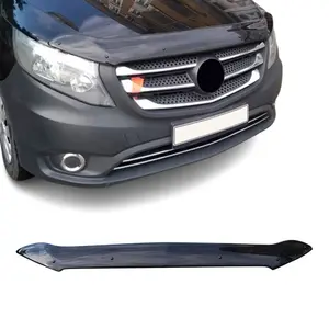 2016-2024 Mercedes Metris Front Bug Shield Hood Deflector 1 Pc Smoke