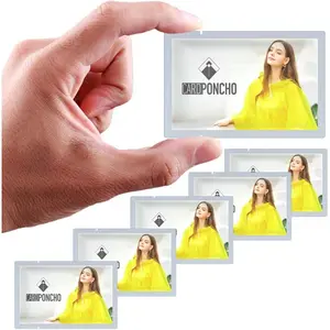 Disposable Clear Rain Ponchos for Adults with Hood, bulk, travel poncho rain coats for emergency, pocket poncho adult compact for women, men (5 pack)