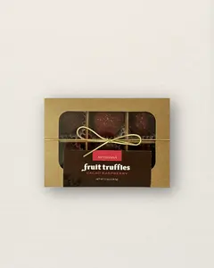 Artisianna Cacao Raspberry Fruit Truffle - Vegan Gluten-Free Whole30 Friendly No Added Sugar Natural Sweetened Pack of 6