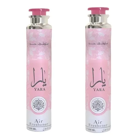 Lattafa | Yara 2-Piece Air Freshener | Unisex Fragrance | 300 ML | Orchid- heliotrope, and tangerine