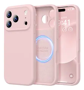 【Gift Idea】Vooii MagSafe Case Designed for iPhone 17 Pro Max, Premium Shockproof Liquid Silicone Protective Cover with Soft Microfiber Lining