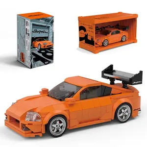 Racing Car with Display Box, 439pcs Model Toy Racecar, Ideal Birthday and Party Gift, Collectible Toy Car Present, Creative Building Blocks
