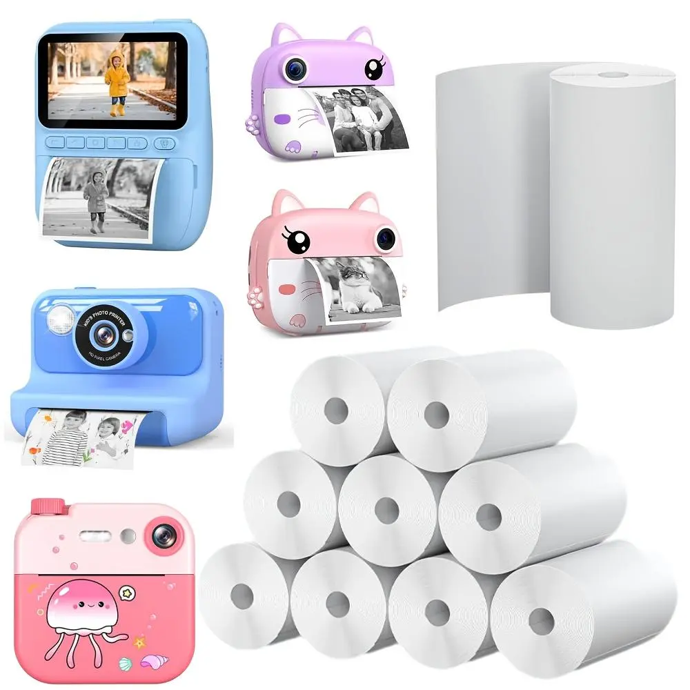 [SummerFinds]BPA-Free Printing Paper for DIY Kids Camera – Safe & Easy to Use Instant Photo Booth（No Camera） Photobooth Photographic Kit