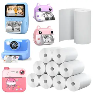 BPA-Free Printing Paper for DIY Kids Camera – Safe & Easy to Use Instant Photo Booth（No Camera） Photobooth Photographic Kit