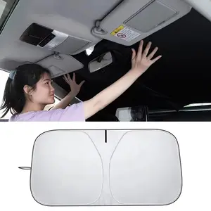 New Summer Car Front Window Sunshade Cover Sun Shade Windshield Visor Windscreen Folding Auto UV Protection Styling Accessories Car Window Shades