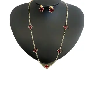 18k Brazilian set of jewelry , earrings,ring, bracelet and necklace