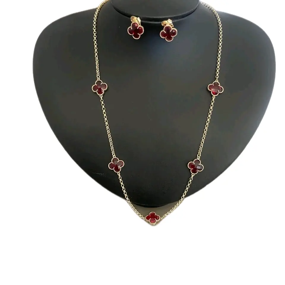 18k Brazilian set of jewelry , earrings,ring, bracelet and necklace