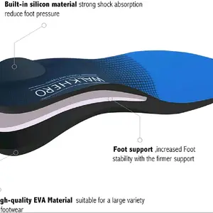 Footwear Insoles, 2-Inch Height Increasing Shoe Inserts for Weight Support