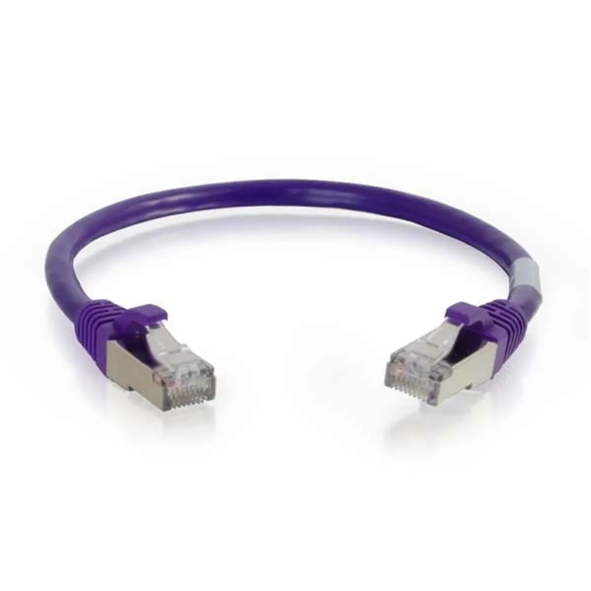 212 MAIN Snagless Shielded-STP Cat6 High-Speed Ethernet Data Cable, 6 ft, Purple