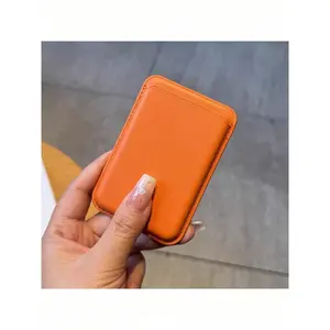 Magnetic PU Leather Card Clip for iPhone 16/15/14/13/12 Pro Max - White Cross Pattern, Ultra-Thin Protective Design, Holds 1-3 Credit/ID Cards, 1pc, Ideal Gift for Mother/Family/Friends (Birthday/Holiday) Covers