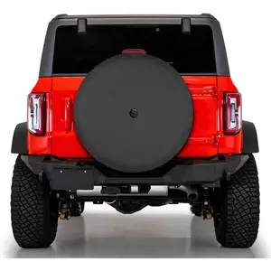 35 Inches Spare Tire Covers with Backup Camera Hole Compatible with Ford Bronco Badlands Wildtrak First Edition Sasquatch Everglades Heritage Limited Edition 35" Wheel Tyre Protectors Accessories