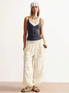 BohoFeels Women Casual Solid Color Knit Camisole