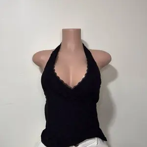 Haltered Black Top