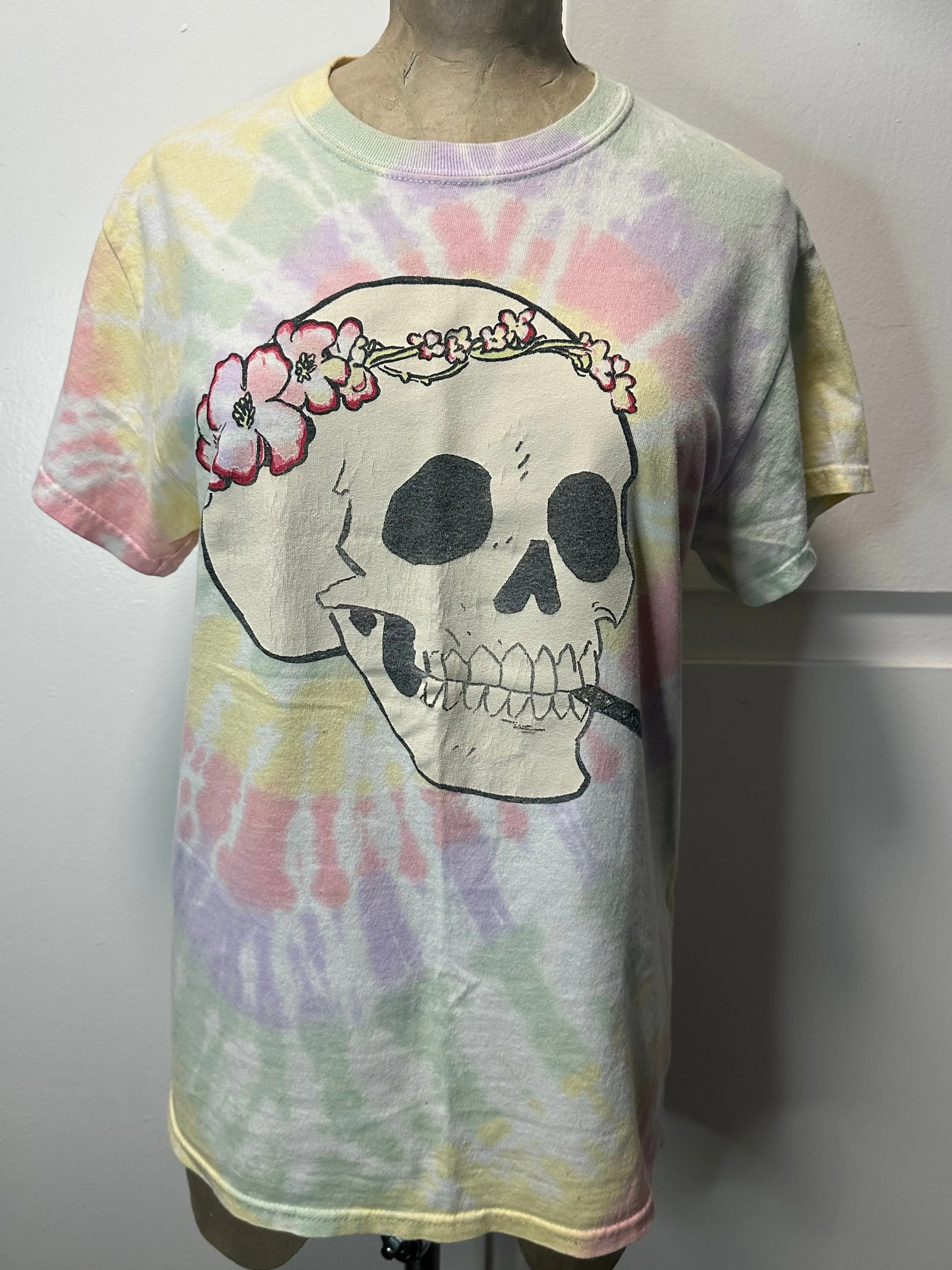 Jenny Lewis Heads Gonna Roll Tie Dye T-Shirt Sz. S