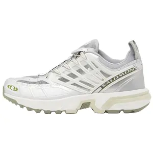 Salomon x MM6 Maison Margiela ACS PRO Round-Toe Lace-Up Running Shoes Low-Top Lifestyle Casual Men's Gray Trending Shoes, House White Official Shoes to Get / Maison Mihara