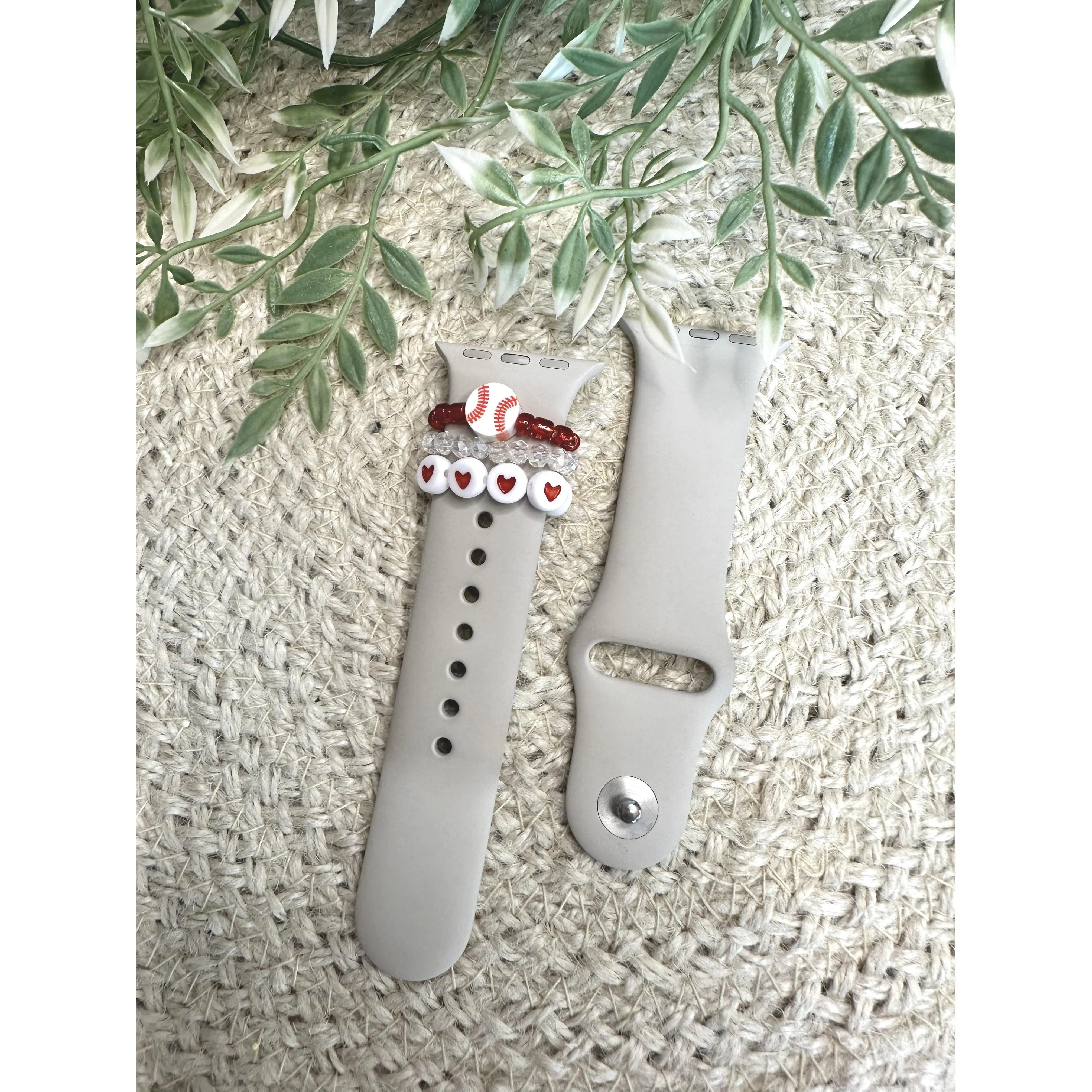 Baseball Watch Band Charms