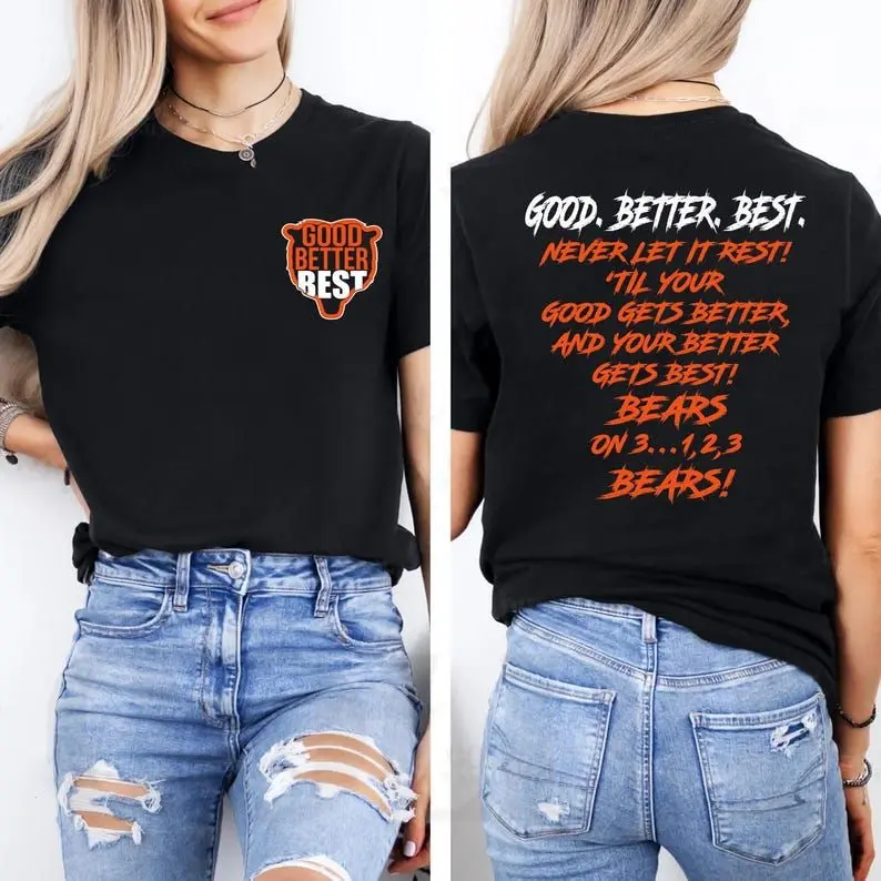 Good Better Best Shirt, Chicago Pro Football Mantra Shirt, Good Better Best Shirt, Inspirational Coach Shirt, Motivational Locker Room Tee