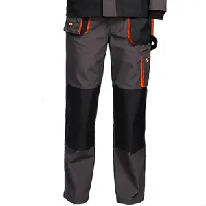 Three-dimensional Large Pockets Multi-pocket Work Pants Loose Reinforced Coveralls Auto Mechanic Engineering Workshop Work Pants