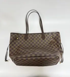 Pre-owned Louis Vuitton Authentic Neverfull MM Damier Ebene Tote Bag Pre Owned, Spacious, Timeless Luxury for Everyday Use