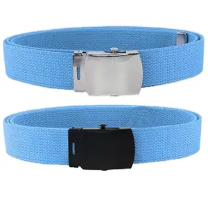 Military Belts Steel Belt Unisex Men Woman Heavy Duty Belt with Silver or Black Buckle