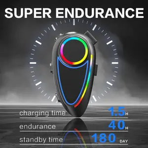 2026 New Motorcycle Riding Helmet Intercom Headset, Smart Noise Reduction, HD Calling, Long Battery Life, Bluetooth 5.0, Riding Speaker Motorbike