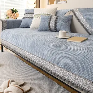 Luxury Sofa Cushion, All-Season Non-Slip Wear-Resistant Soft Sofa Protector Couch Cover, Modern Simple Design, Pet Friendly, Full Coverage