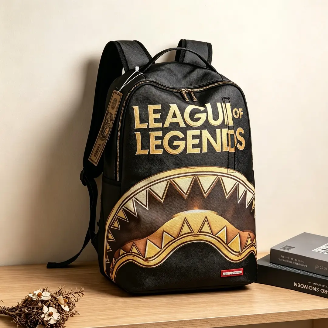 Sprayground Shark Backpack Streetwear Style, Checkered Laptop Backpack for Men Women, Large Capacity School Bag with Adjustable Straps, Hip Hop Fashion Travel Daypack, Trendy Casual Bookbag, Hypebeast Aesthetic Backpack for Teens