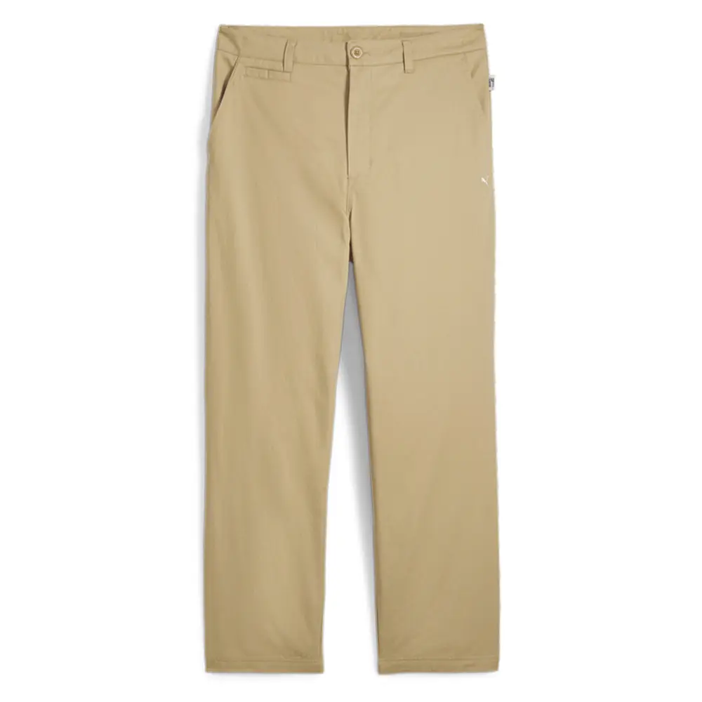 PUMA Mens Made With Quality Chino Flat Front Pants Casual - Beige