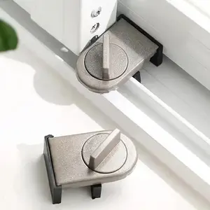 Heavy-Duty Aluminum Alloy Safety Locks for Sliding Doors & Windows, Anti-Theft, Anti-Pinch, Fall Prevention, Home Security, Slide Door